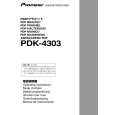 PIONEER PDK-4303/WL6 Owners Manual