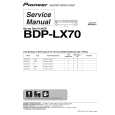 PIONEER BDP-LX70/WV5 Service Manual