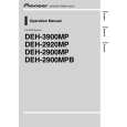 PIONEER DEH-2900MPB/XU/EW5 Owners Manual