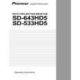 PIONEER SD-533HD5/KUXC/CA1 Owners Manual