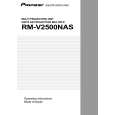 PIONEER RM-V2500NAS Owners Manual