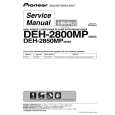 PIONEER DEH-2880MPG/XF/BR Service Manual