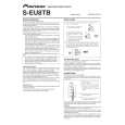 PIONEER S-EU8TB/XTW1/E Owners Manual