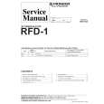 PIONEER RFD-1/SD Service Manual