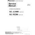 PIONEER SE-A1000/XCN1/E5 Service Manual