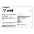PIONEER AP-A108 Owners Manual