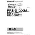 PIONEER PRS-D1200M/XS/EW5 Service Manual