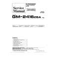 PIONEER GM2416ZSA Service Manual