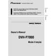 PIONEER DVH-P7000 Owners Manual