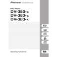 PIONEER DV-383-S/RDXTL/RB Owners Manual