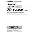 PIONEER DEH-P2900MPXN Service Manual