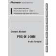 PIONEER PRS-D1200M/XS/EW5 Owners Manual