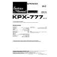 PIONEER KPX777 Service Manual
