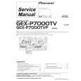 PIONEER GEXP7000TV Service Manual