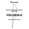 PIONEER VSX-D638-G/YPWXJI Owners Manual