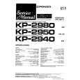 PIONEER KP2940EW Service Manual