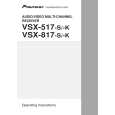 PIONEER VSX-817-K/SPWXJ Owners Manual