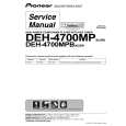 PIONEER DEH-4700MPBEW Service Manual