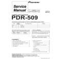 PIONEER PDR-509/SDBW Service Manual
