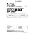 PIONEER SP99D Service Manual