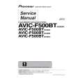 PIONEER AVIC-F500BT/XCN/UC Service Manual