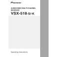 PIONEER VSX-518-S/YPWXJ Owners Manual