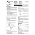 PIONEER S-F80-W/SXTW/EW5 Owners Manual