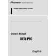 PIONEER DEQ-P90/EW Owners Manual