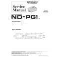 PIONEER ND-PG1/E5 Service Manual