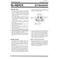 PIONEER S424X Owners Manual