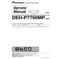 PIONEER DEH-P7700MP/X1P/EW Service Manual