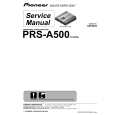 PIONEER PRS-A500/XH/EW5 Service Manual