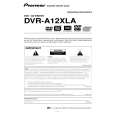 PIONEER DVR-A12XLC/KBXW/5 Owners Manual