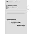 PIONEER DEQ-P7000/UC Owners Manual