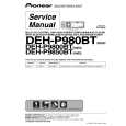 PIONEER DEH-P9880BT/XF/BR Service Manual