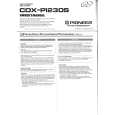 PIONEER CDXP1230 Owners Manual