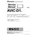 PIONEER AVIC-D1 Service Manual