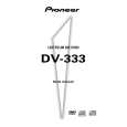 PIONEER DV-333 Owners Manual