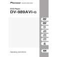 PIONEER DV989AVI Owners Manual