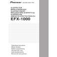 PIONEER EFX-1000/WYXJ Owners Manual