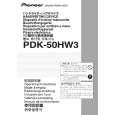 PIONEER PDK-50HW3/UCYVBKE Owners Manual