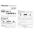 PIONEER DVR-109BXL/BXV/CN Owners Manual