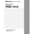 PIONEER PDK-1015 Owners Manual