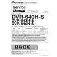 PIONEER DVR-540H-S/KUCXV Service Manual