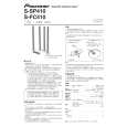PIONEER S-SP410/XCN Owners Manual