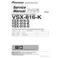 PIONEER VSX-816-S/KUXJ/CA Service Manual