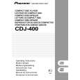 PIONEER CDJ-400/WYXJ5 Owners Manual