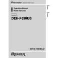 PIONEER DEH-P690UB/XN/UC Owners Manual