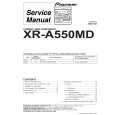 PIONEER XR-A550MD/KUCXJ Service Manual