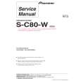 PIONEER S-C80-W/SXTW/EW5 Service Manual